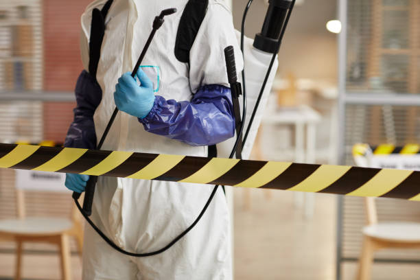 Professional Biohazard Cleanup technician working in Groveport, OH